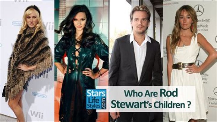 Who are Rod Stewart children’s mothers?