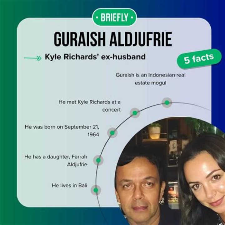 Who is Guraish Aldjufrie, Kyle Richards’ first husband?