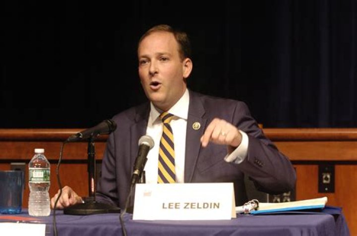 Who is running against Lee Zeldin for NY governor? What political Party is Lee Zeldin affiliated with?
