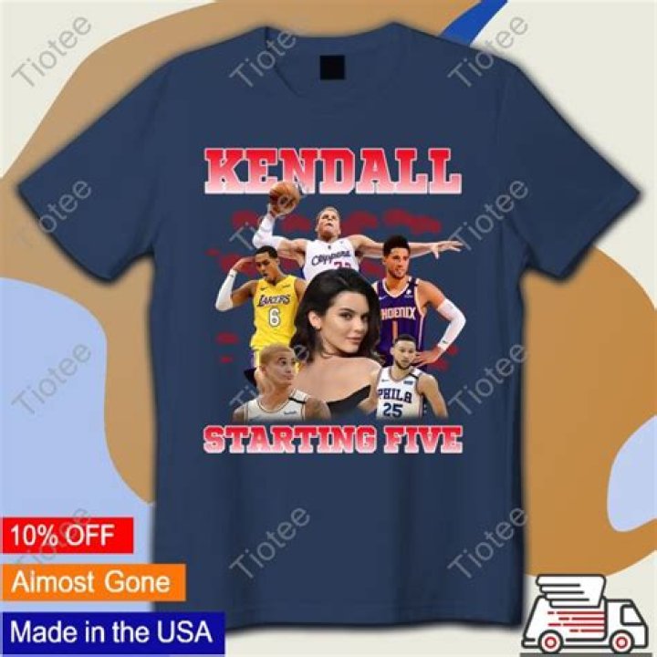 You can now buy Kim Kardashian’s ‘Kendall’s Starting Five’ shirt from ‘The Kardashians’