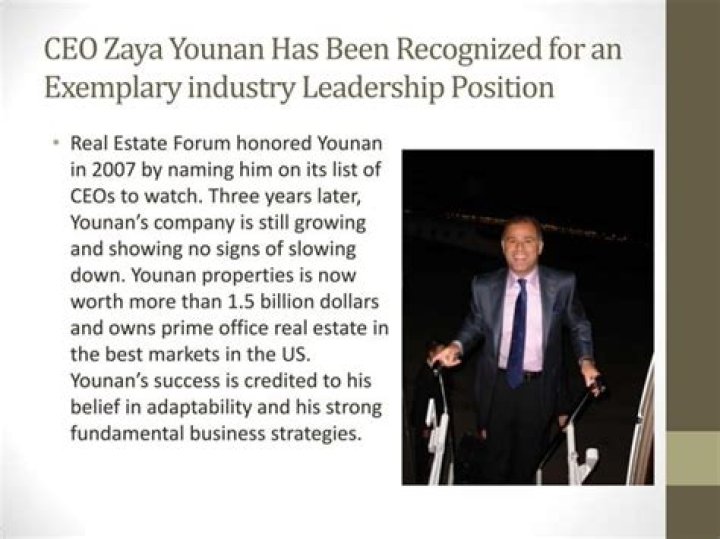 Zaya Younan’s biography, net worth, fact, career, awards and life story